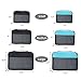 Packing Cubes Organizer Travel Accessories for Luggage 6 Set(2 Color)