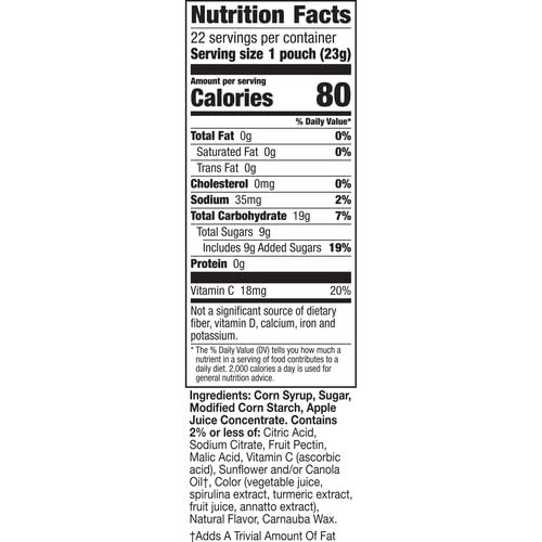 BLUEY FRUIT FLAVORED SNACKS, EASTER BASKET STUFFERS, TREAT POUCHES, GLUTEN FREE SNACK, VALUE PACK, 22 CT, 17.6 OZ