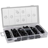 Katzco 180 Piece Rubber Grommet Kit Assortment - Heavy-Duty Pieces in Different Sizes with a Carrying Case