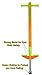 Flybar Limited Edition Foam Maverick Pogo Stick for Boys & Girls, Ages 5-9 (Orange/Lime) Comes With New 'Rubber' Grip Handles.
