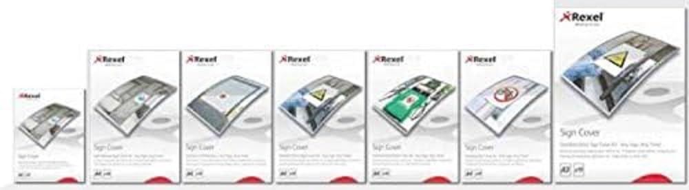 Rexel A4 Outdoor UV Sign Cover - Pack of 10