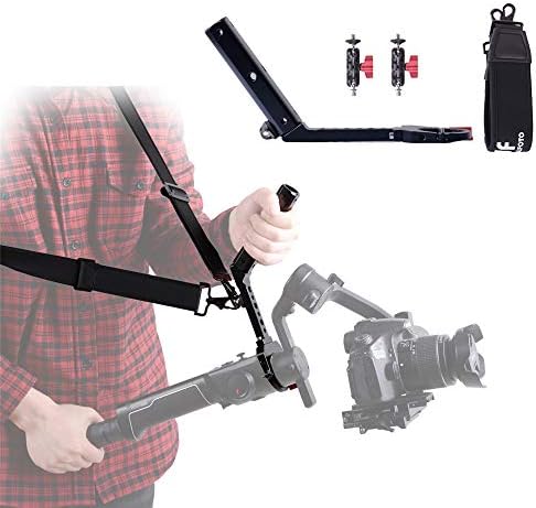 DF DIGITALFOTO Terminator Hang Strap Mounting Clamp MOZA Air 2 Handle Stabilizer GIMBAL Accessories Install Monitor Microphone Making It Like ZHIYUN WEEBILL LAB Crane 3 Setup Design