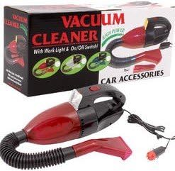 11.25" Long High-Power Portable Vacuum Cleaner w/ Car Adapter