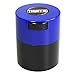 Tightvac - Premium Airtight Herb Storage Container - Holds ½ oz to 3 ounces - Keep Your Herbs and Dry Goods Fresh and Flavorful. Black Blue