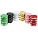 LJY 24 Pieces Multi-Colored Round Aluminum Cans Screw Lid Metal Tins Jars Empty Slip Slide Containers(2 oz) for Lotion Bars,Toiletries,Creams,Samples,Makeup Cosmetic,Spices,Salve,Balms,Beard Balm