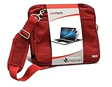 Navitech Red Graphics Tablet Case/Bag Compatible with The VEIKK A30 10x6 inch Digital Graphics Drawing Tablet