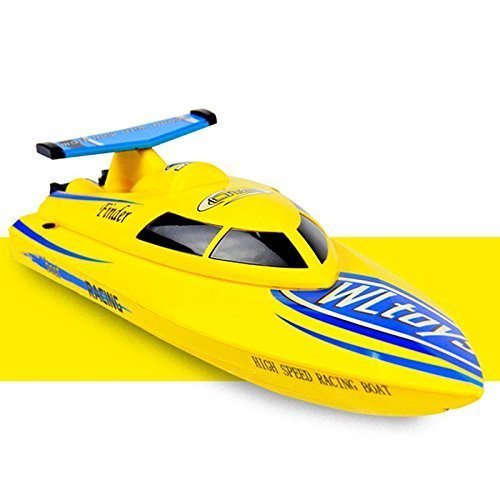 image for Rc Boat , ToyPark 4CH 2.4GHz High Speed 24km/h Electric RC Boat for Po