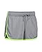 Under Armour Women's Tech Shorts, True Gray Heather/X-Ray, Small
