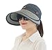 Jemis Women's X-Large Brim Sun Visor (Navy Blue)
