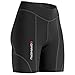 Louis Garneau Women's Fit Sensor 5.5 Bike Shorts, Padded and Breathable, Black, Medium