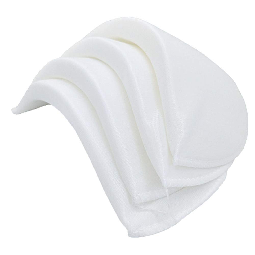 YEQIN (TM 2 Pair Soft Foam Padded Shoulder Pad for Blazer Clothes Sewing Accessories Craft DIY (White)