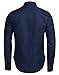 Coofandy Men's Casual Dress Shirt Button Down Shirts,01-dark Blue,X-Large