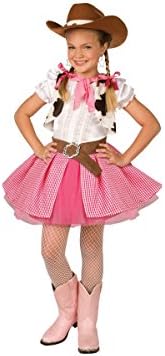 Western Cowgirl Cutie Kids Costume (Small (4-6)) Pink