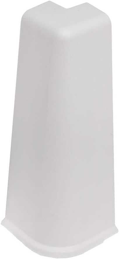 VP High Line 2.5m PVC Skirting Board White Matt - External Corner M089