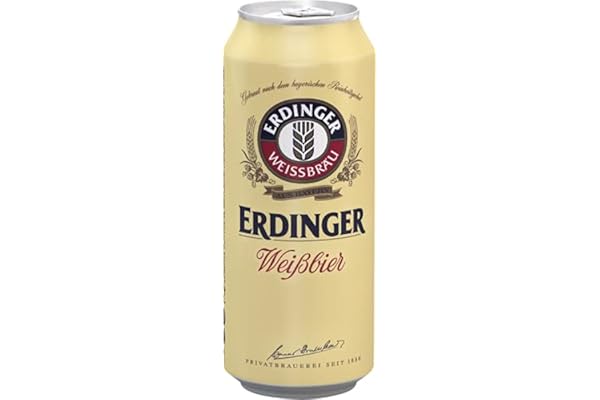 Cerveja Erdinger, Weissbier, Lata, 500ml 1un