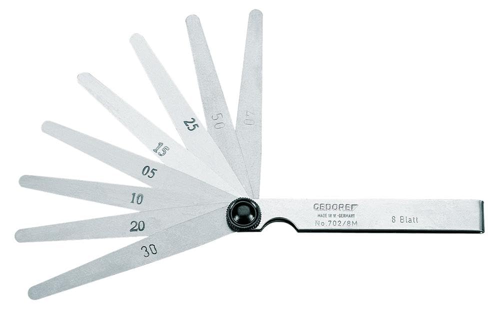 Gedore 702 20 M Feeler Gauge Fan 0.05-1.00 mm 6547870
