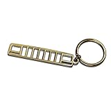 Jeep Cherokee XJ Grill Stainless Steel keychain