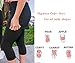 Yogipace Women's UV Protective Capri Leggings with Skirt, Running Skirted Capri, Active Skort with Golf Tennis Ball Pockets