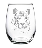 Tiger 15 oz. stemless wine glass