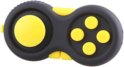 Oknas Fidget Pad - Relieve Stress &amp; Anxiety Help Attention Hand Fidget Cube and Pad (Yellow)