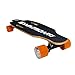 SWAGTRON SwagBoard NG-1 Electric Longboard – UL 2272 Certified Motorized Electric Skateboard with Wireless LED Remote