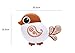Drhob 1Pcs Cute Cartoon Bird Toothbrush Holder Wall Suction Cup Pocket Bathroom Organizer Storage Make up Brush Holder （Multicolor random）