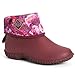 Muck Boot Women's Muckster II Mid Ankle Boot, Red/Multi Floral, 9 Medium US