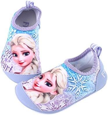 Disney Frozen Elsa Water Aqua Pool Beach Swim Shoes Runs 1 Size Small (12 M US Little Kid)
