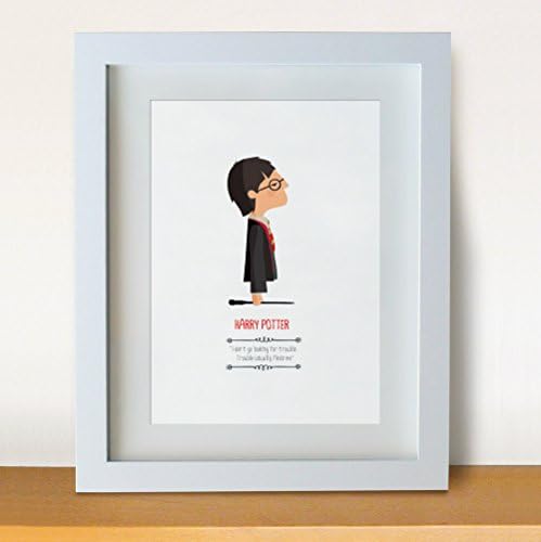 Print “Harry Potter". Available in two sizes: A4 / A3. Included a quote from the film.