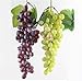 Youfui Artificial Plant for Home/Office Decor, for Wedding Party Meeting Christmas Home Decoration (Grapes)