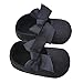 DZT1968® Baby Girl Soft Sole Bowknot Shoes Prewalker Sneakers (6~12 Months, Black)