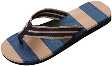 Hot Sale!Todaies,Men Summer Round Toe Shoes Mixed Colors Sandals Male Slipper Indoor Or Outdoor Beach Flip Flops (US:7, Blue)