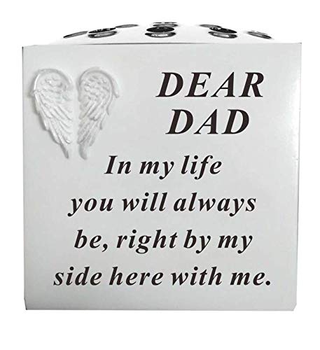 David Fischhoff Dad White angel wings rose bowl