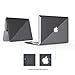 IBENZER Compatible with MacBook Pro 13 Inch Case 2015 2014 2013 end 2012 A1502 A1425, Hard Shell Case with Keyboard Cover for Old Version Apple Mac Pro Retina 13, Crystal Jet Black, MMP13R-CYBK+1