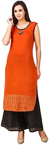 Sreshee Women's Cotton Kurti with Palazzo Pants Set