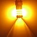 Alla Lighting 39-SMD 1157 7528 BAY15D Amber Yellow Xtremely Super Bright High Power 2835 Chipsets LED Lights Bulbs for Replacing Turn signal Blinker Side Marker Light Lamps