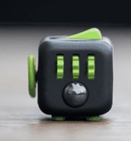 Fidget Cube Relieves Stress And Anxiety for Children and Adults Black-Green