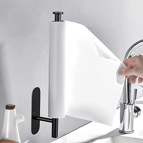 Paper Towel Holder Under-Cabinet and Wall-Mount - Both Available in Self Adhesive and Screws Paper Towel Holder for Kitchen, SUS304 Stainless Steel