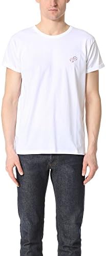 Maison Labiche Men's Des Tee, Blanc, Medium