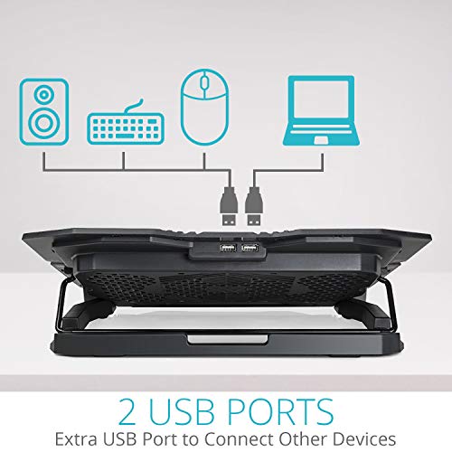 4 Laptop+Cooling+2500RPM+Adjustable+Display
