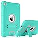 iPad Mini 4 Case,iPad Mini 4 Retina Case,BENTOBEN 3 in 1 Hybrid [Soft&Hard] Heavy Duty Rugged Stand Cover Shockproof Anti-Slip Anti-Scratch Full-Body Protective Cases for iPad Mini 4,Mint Green/Gray