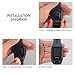 NotoCity Compatible with Spark 3/Golfer 2/Adventurer/Runner 2/3/ Silicone Watch Band Replacement for Spark/Spark 3/Golfer 2/Adventurer/Runner 2/3 Smartwatch (Black/Orange)