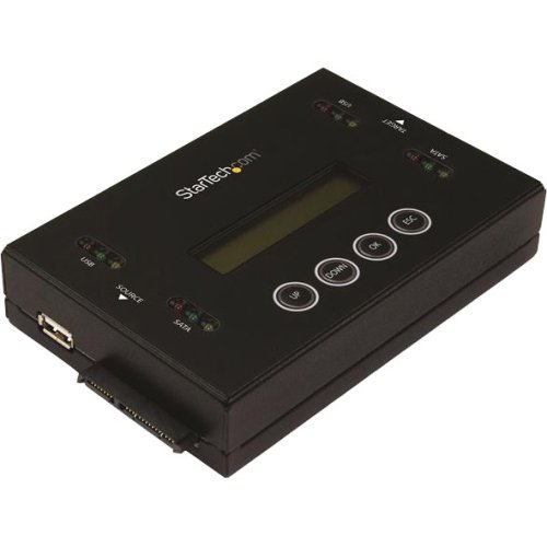 StarTech.com Drive Duplicator and Eraser for USB Flash Drives & 2.5 / 3.5" SATA SSDs/HDDs - 1:1 duplication plus cross-i