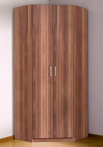 Eckkleiderschrank Pamplona Braun Masse T H 36 193 Schenkelmass 78 X 78 Cm Amazon De Kuche Haushalt