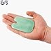 Gua Sha Jade Tools 3Pcs Natural Jade Guasha Board for Facial Skincare Ultra Smooth Edge Gua Sha Scraping Massage Tool Home Physical Therapy Tools for SPA Acupuncture Therapy Trigger Point Treatment