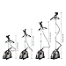 Clothes Steamer, AICOK Steamer for Clothes, 1500W, 68oz(2L), 60 Minutes Garment Steamer, Heavy Duty Full Size Fabric Steamer with Fabric Brush, Splint and Hanger
