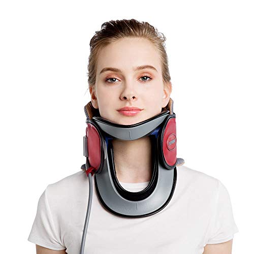 LEAMAI Newest Cervical Neck Traction Device Adjustable Inflatable