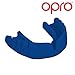 OPRO Snap-Fit Instant Level Mouth Guard – Quick Protection Mouthguard for Lacrosse, jiu Jitsu, Rugby, MMA, Boxing, UFC, Wrestling, & Football Mouthpiece – Includes Mouth Guard Case (Youth, Blue)