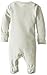 L'Ovedbaby Unisex-Baby Organic Cotton Footed Overall, Stone, 3-6 Months