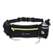 FreeSoul Running Belt, Water Belt with BPA Free Bottle. Workout Fanny Pack for Jogging,Gym. Adjustable, Reflective Waist Pouch for Hand Free Workout Fit for iPhone and Other Smartphone
